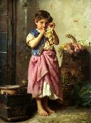 Antonio Rotta L'enfant avec les raisins oil painting artist